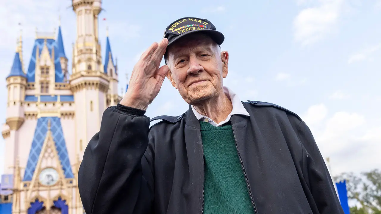 World War II Veteran Celebrates 100th Birthday at Walt Disney World