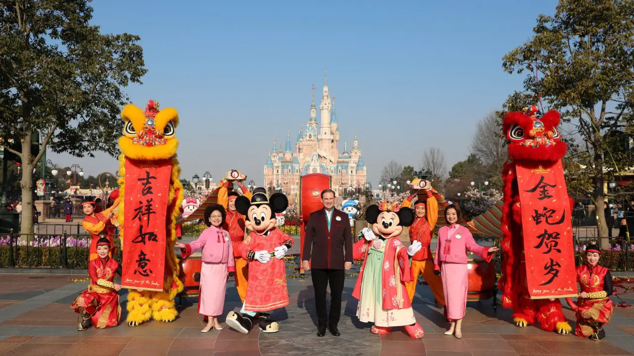 Shanghai Disney Resort Celebrates the First Day of the Year of the Snake with a Traditional Festive Ceremony