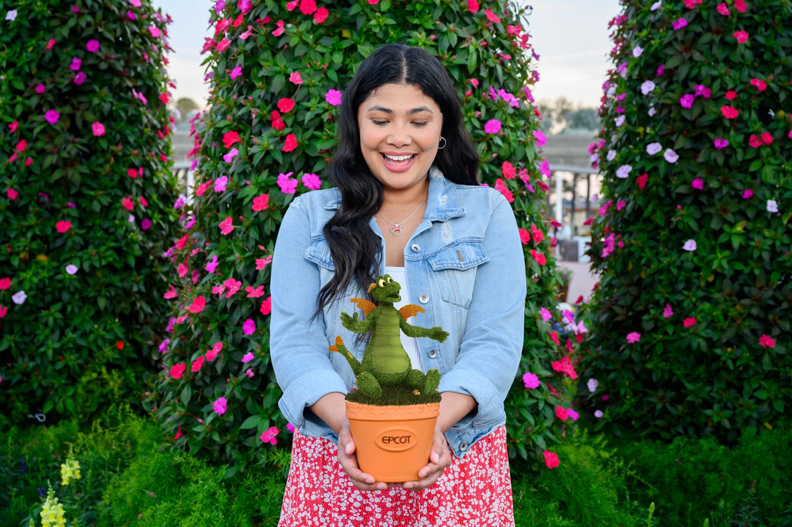 Figment Topiary Magic Shot, EPCOT International Flower & Garden Festival