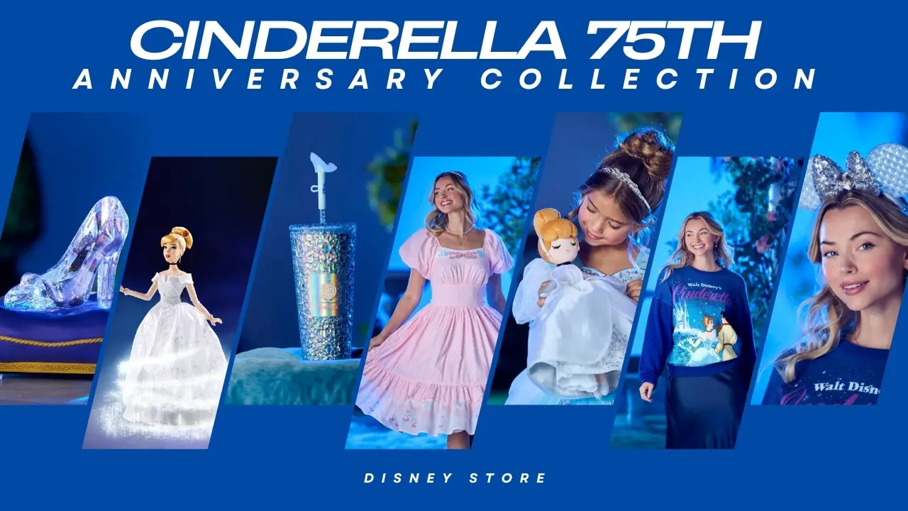 Cinderella 75th Anniversary Collection on Disney Store