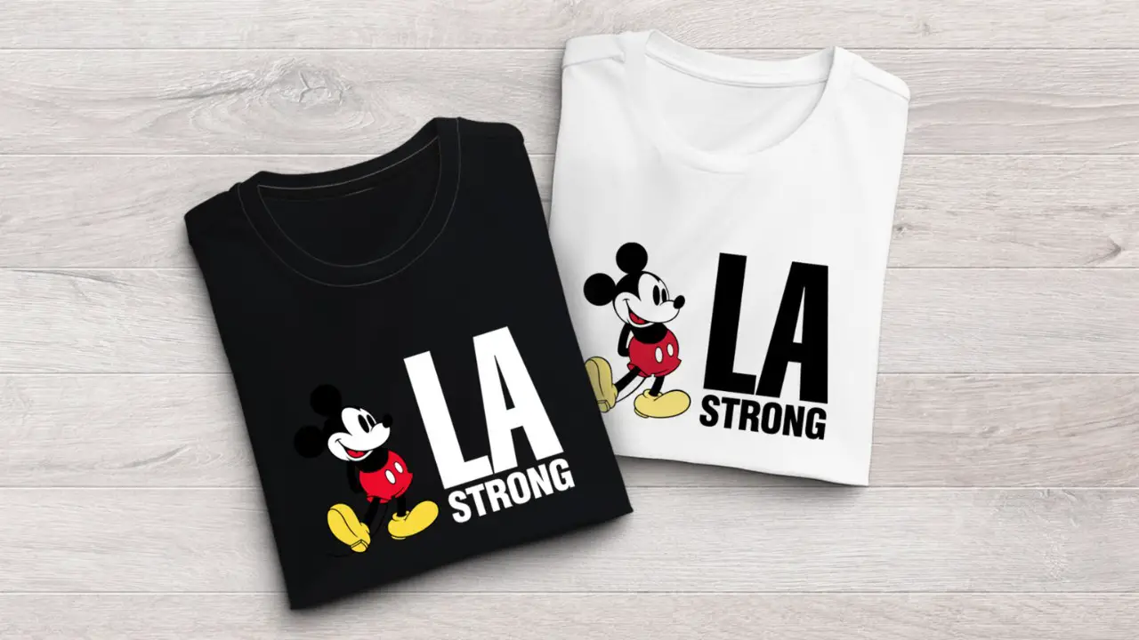 Disney Supports California Fire Relief & Rebuilding Efforts with New Disney LA Strong Shirts