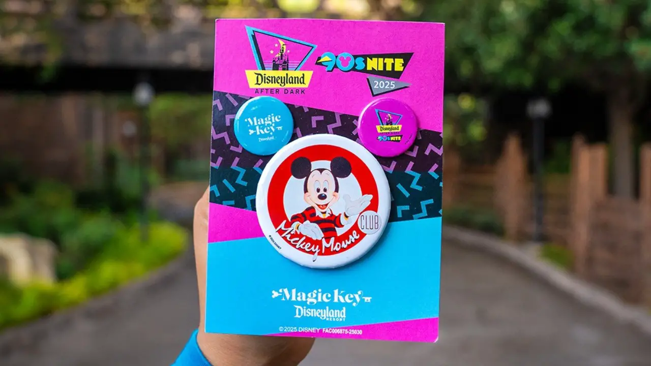 Magic Key Gift Revealed for Disneyland After Dark: 90s Nite