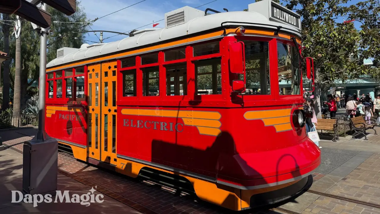 Red Car Trolley Returns to Buena Vista Street at Disney California Adventure as Photo Op