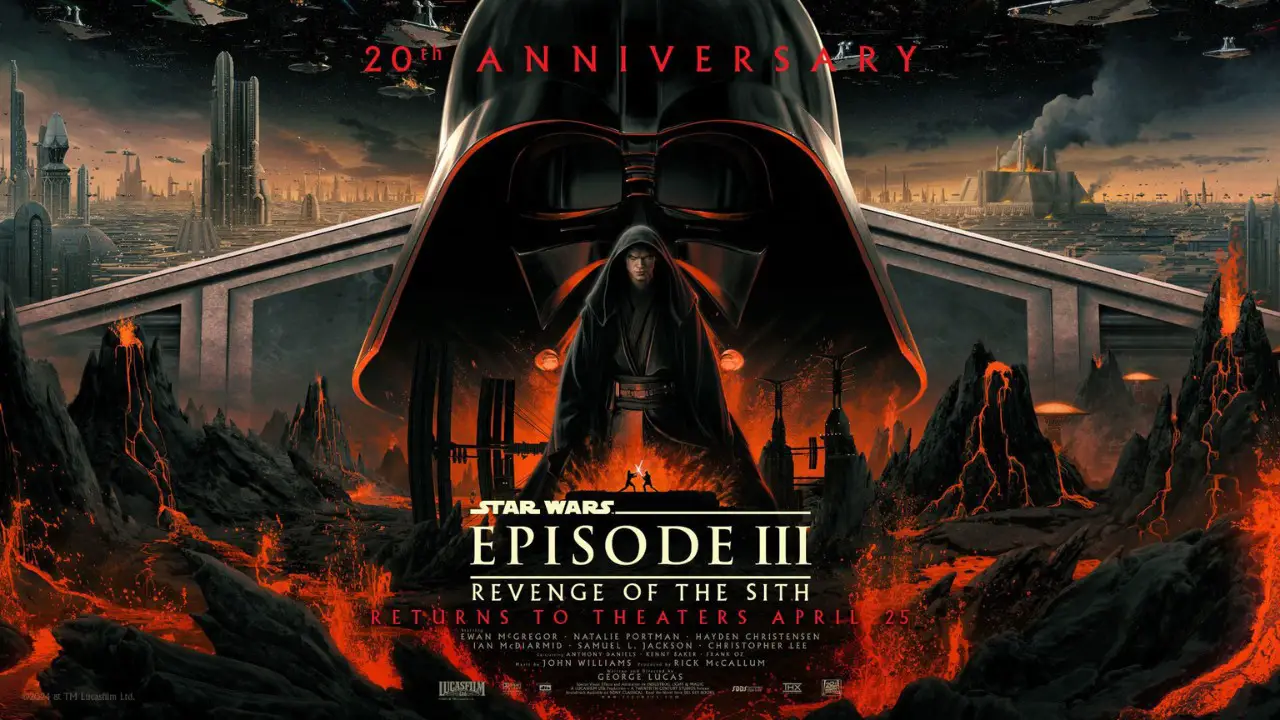 ‘Star Wars: Revenge of the Sith’ Heading to Theaters in Celebration of 20th Anniversary