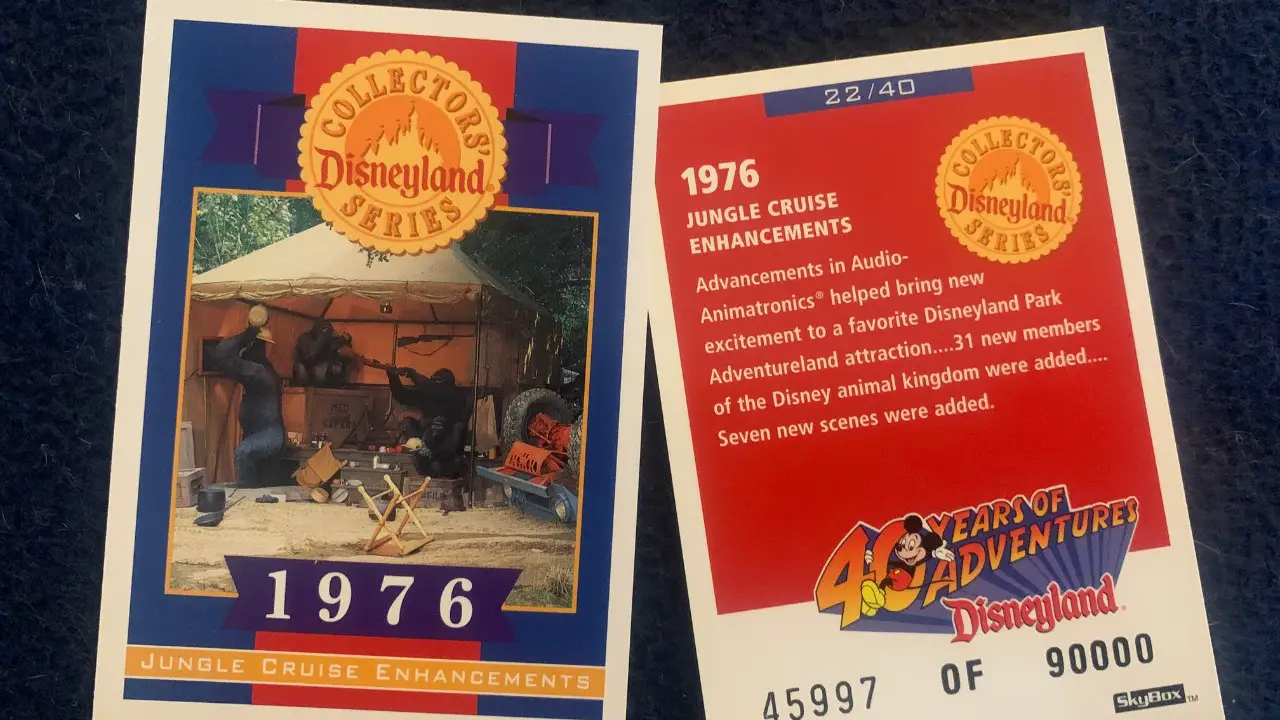 The Jungle Cruise Collectors' Cards