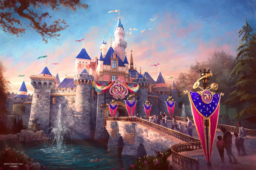 Disneyland Resort 70th Celebration Sleeping Beauty Castle Concept Art