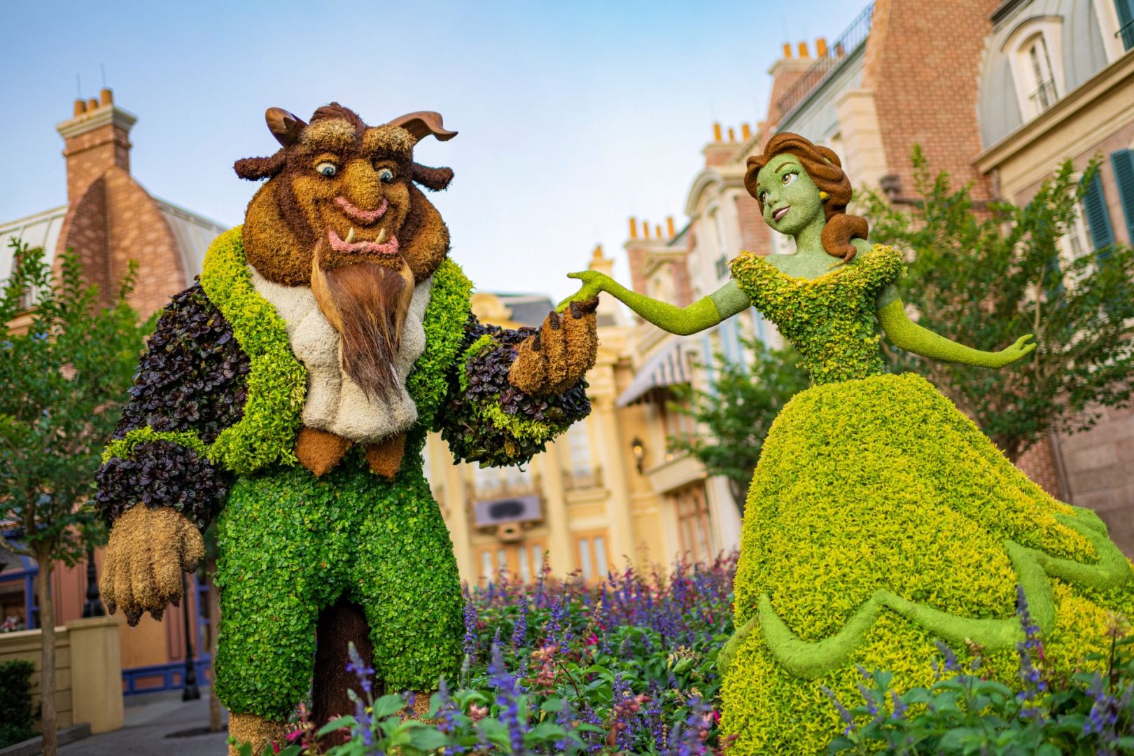 Thirty Years of Innovation at EPCOT International Flower & Garden Festival - Belle and Beast