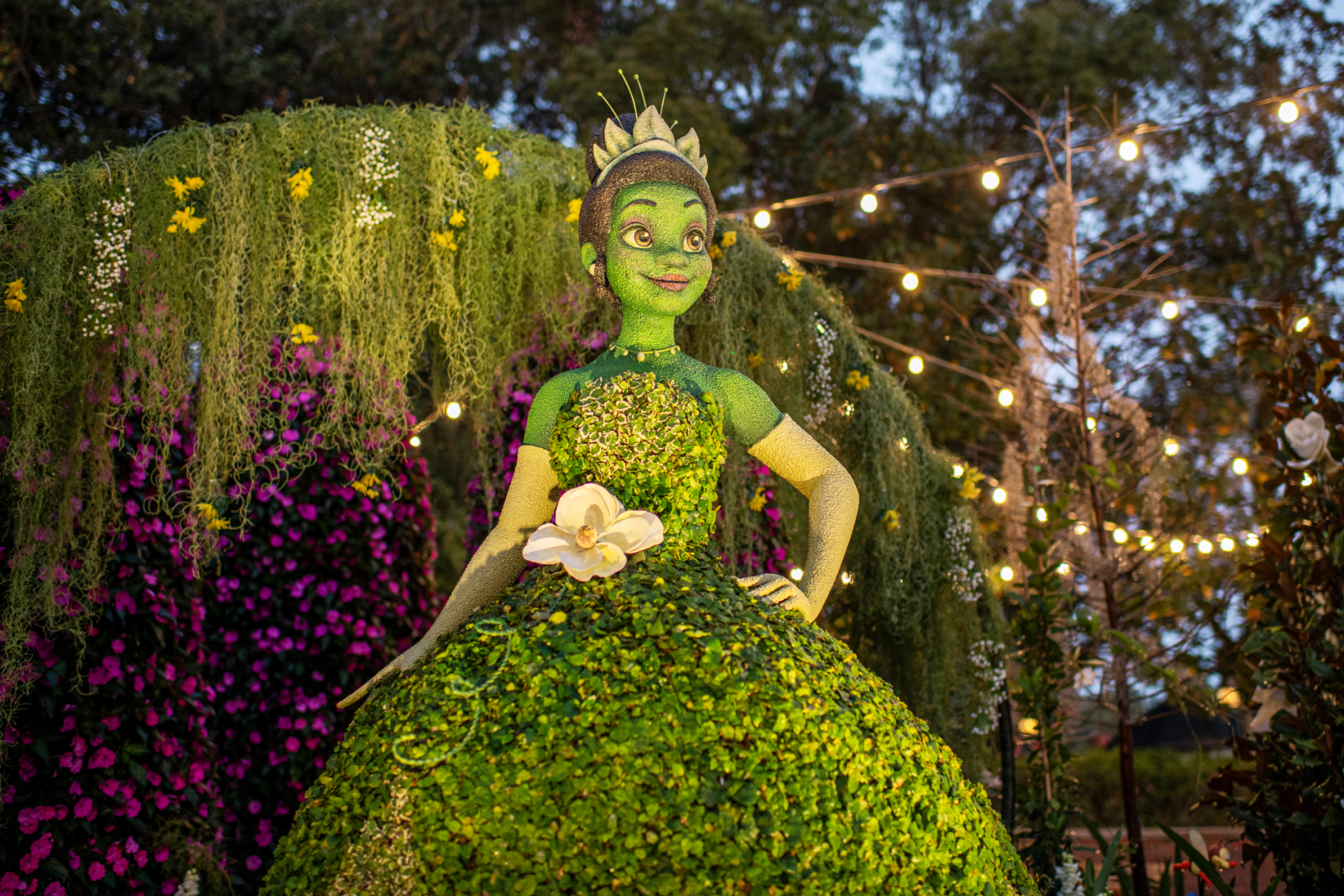 Thirty Years of Innovation at EPCOT International Flower & Garden Festival - Tiana