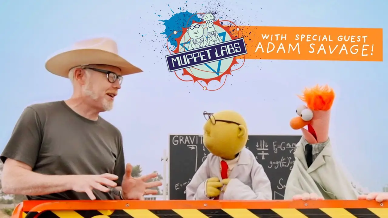 Muppet Labs Field Test- Gravity! Featuring Adam Savage | The Muppets