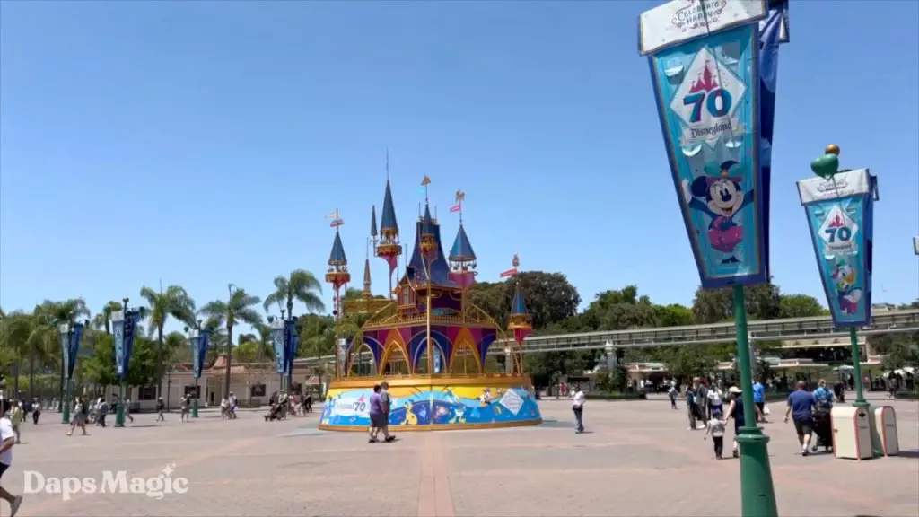 Esplanade Castle - Disneyland Resort 70th Celebration Esplanade