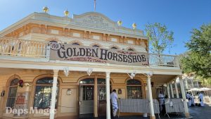 Walls and Scrims Come Down From Around Golden Horseshoe at Disneyland
