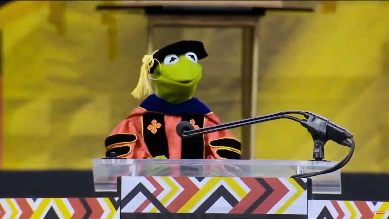 Kermit the Frog Delivers Commencement Address to Class of 2025 at University of Maryland