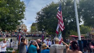 Navy Band Southwest Joins Dapper Dans and Disneyland Security Honor Guard for Memorial Day Flag Retreat