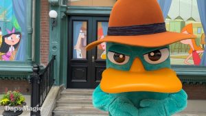 Perry the Platypus Arrives at Disney California Adventure Ahead of New Season of ‘Phineas and Ferb’