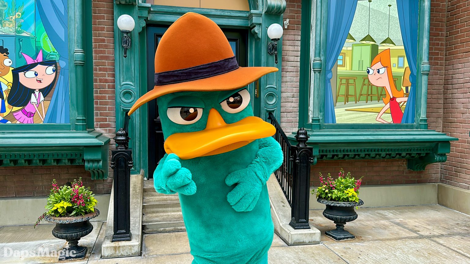 Perry the Platypus Arrives at Disney California Adventure Ahead of New ...