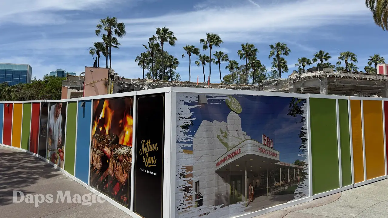 Former Tortilla Jo’s Nearly Gone in Downtown Disney District as Demolition Continues