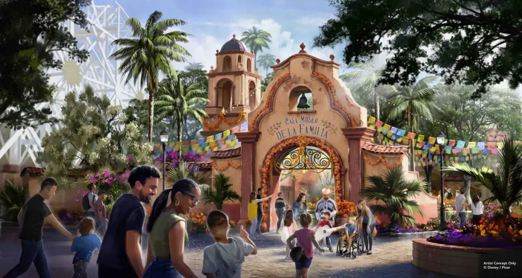Concept Art for Coco Attraction at Disney California Adventure