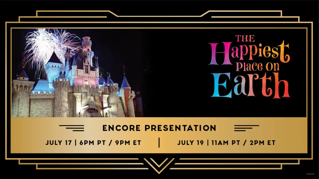D23 Gold Theater Encore Presentation The Happiest Place on Earth