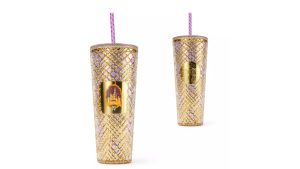 Sleeping Beauty Castle Starbucks Travel Tumbler – Disneyland 70th Anniversary Now on Disney Store