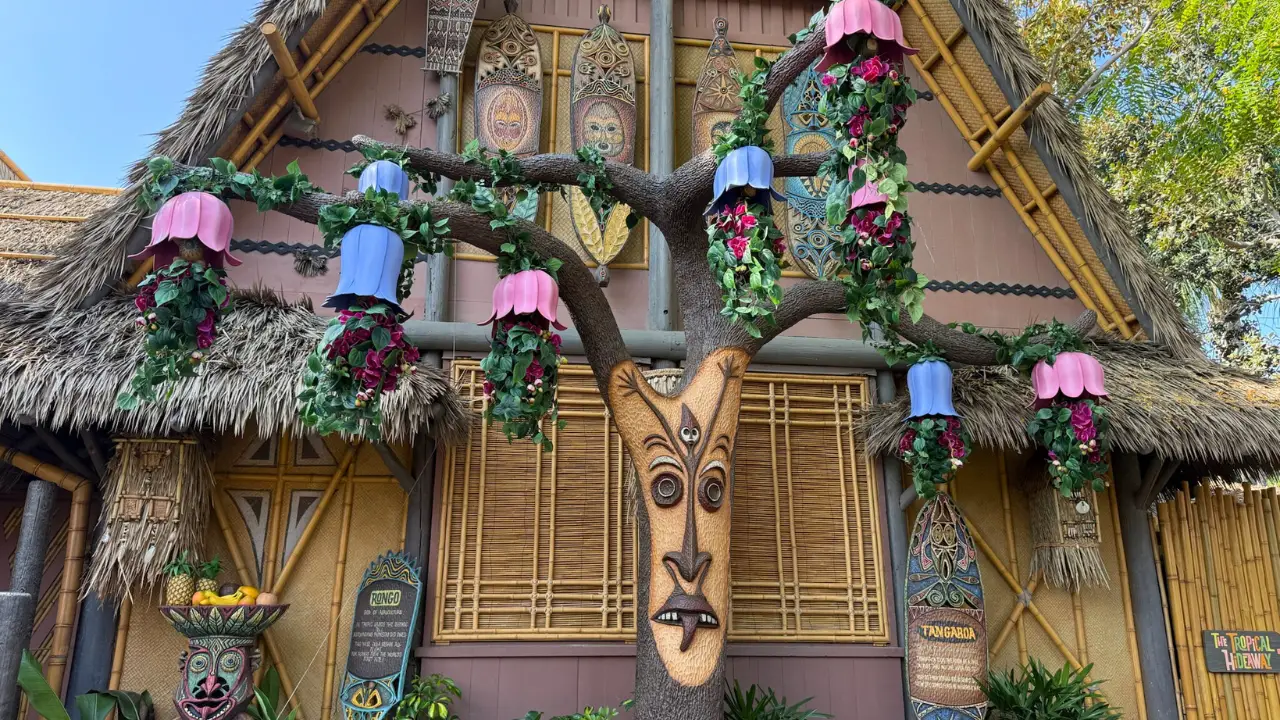 Walls Come Down From Around the Tiki Room at Disneyland