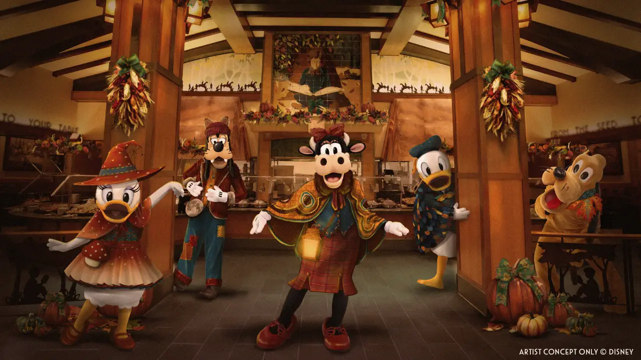 New Character Dining Experience with Clarabelle Coming to Storytellers for Halloween