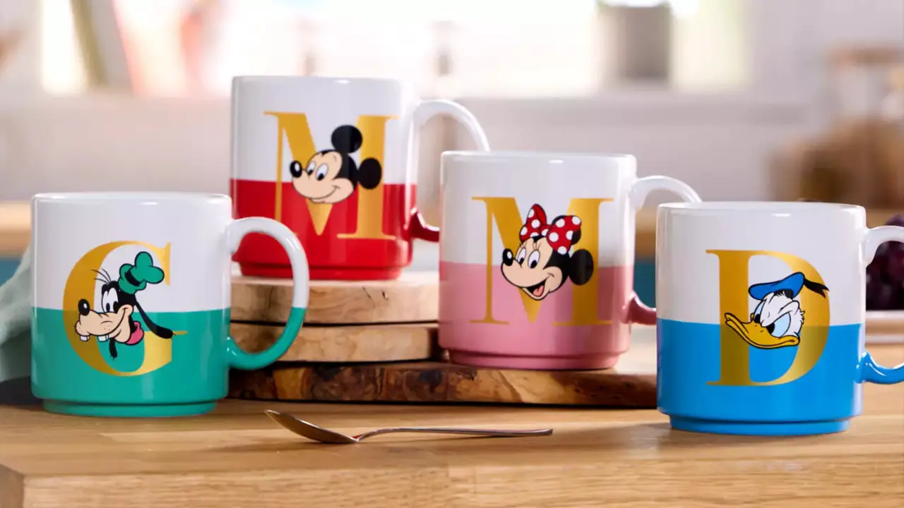 Check Out These Letter Perfect Mugs on Disney Store