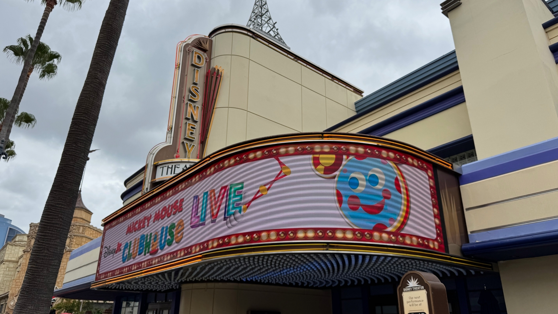 Disney Theater Debuts New Digital Marquee at Disney California Adventure