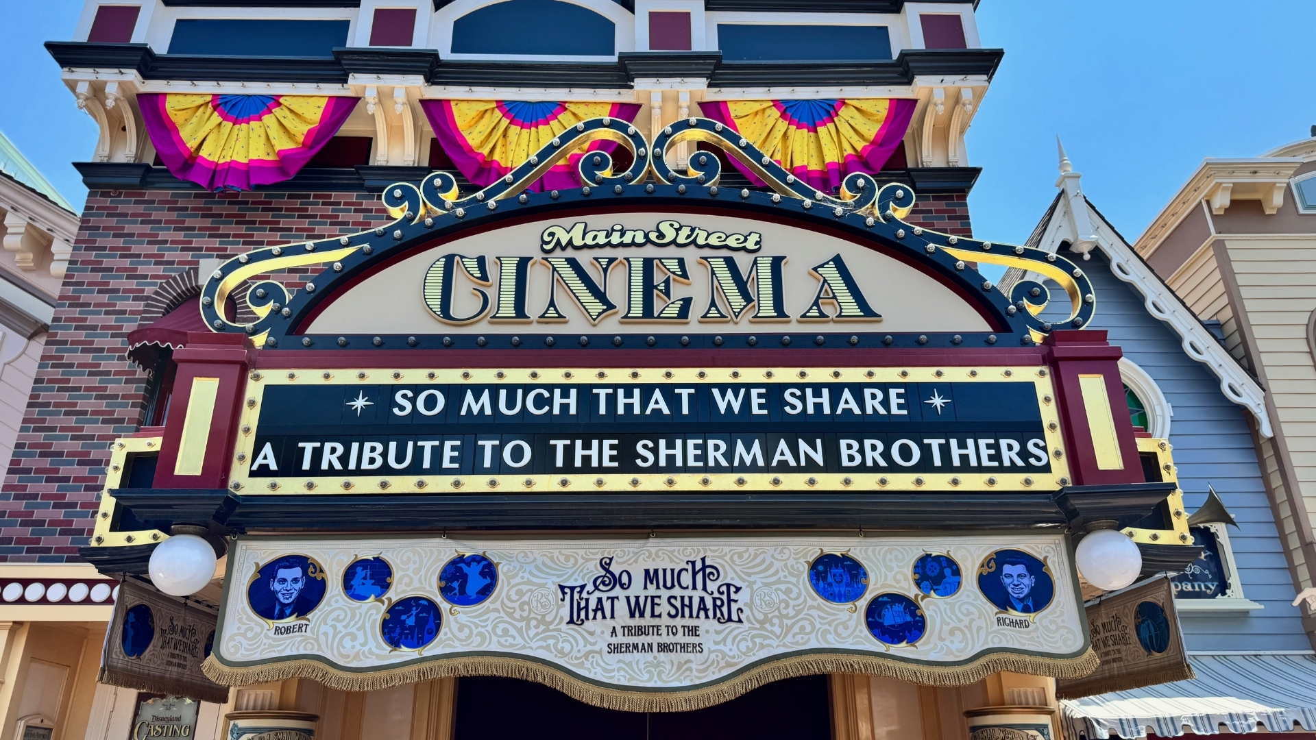 Main Street Cinema Exhibit Transformation Continues at Disneyland with New Signage