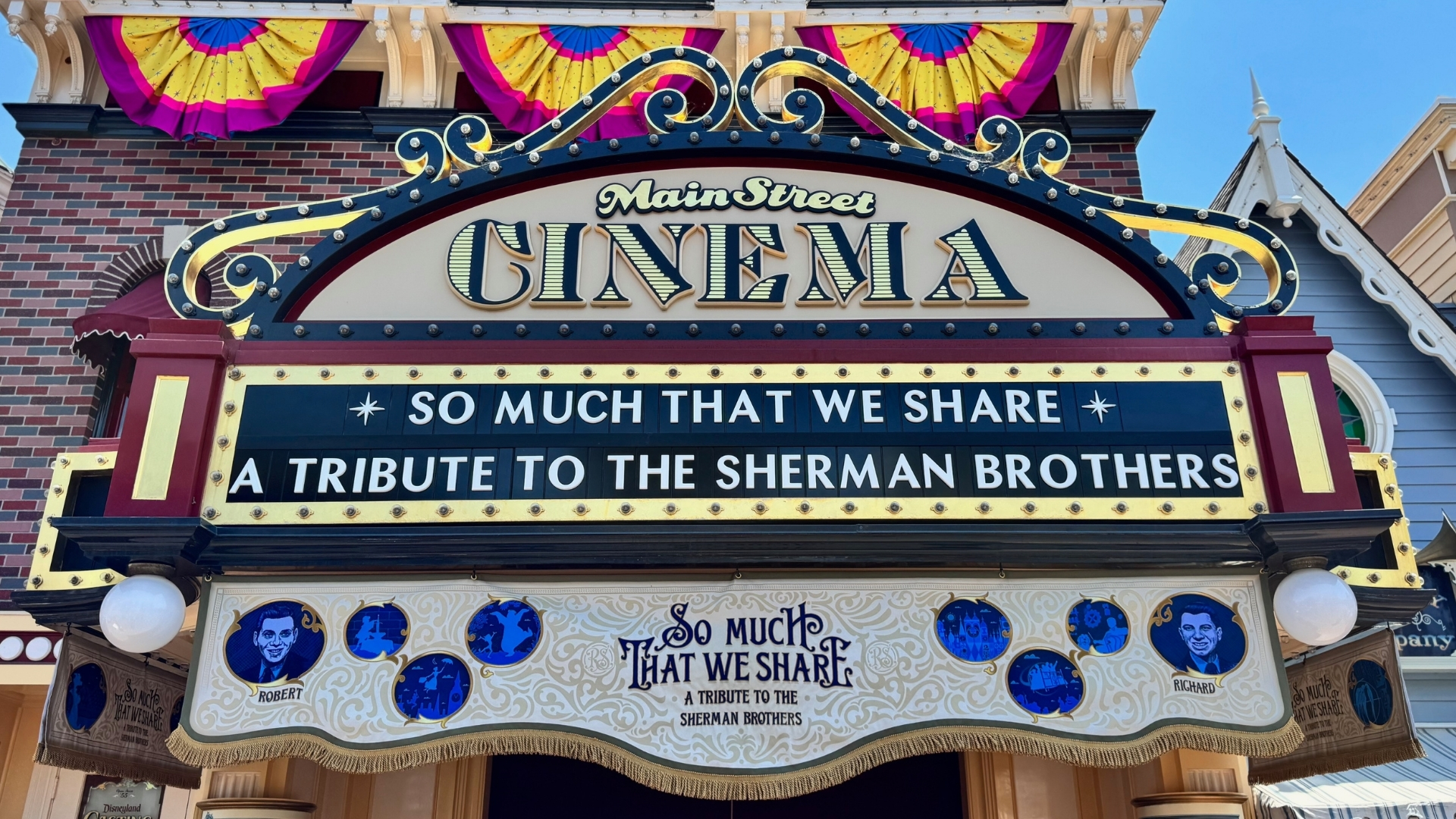 ‘So Much That We Share – A Tribute to the Sherman Brothers’ Opens at the Main Street Cinema at Disneyland