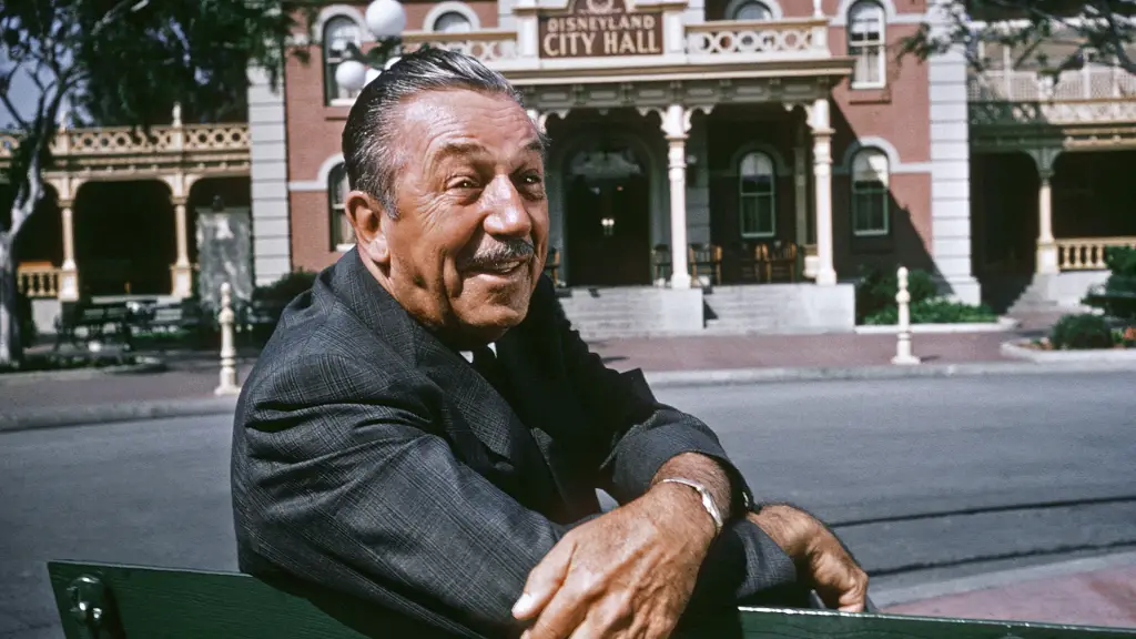 Walt Disney at Disneyland