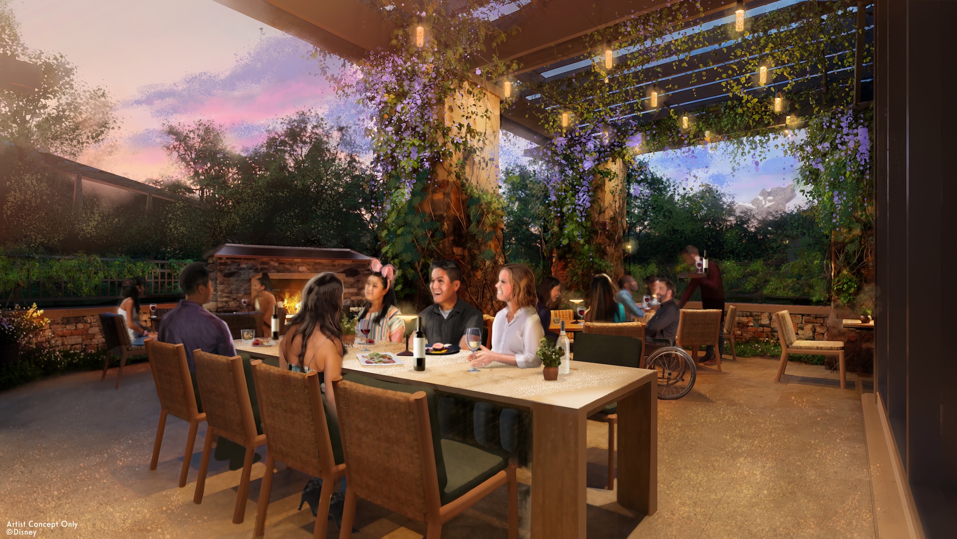 New Concept Art Revealed for Napa Rose at Disney’s Grand Californian Hotel