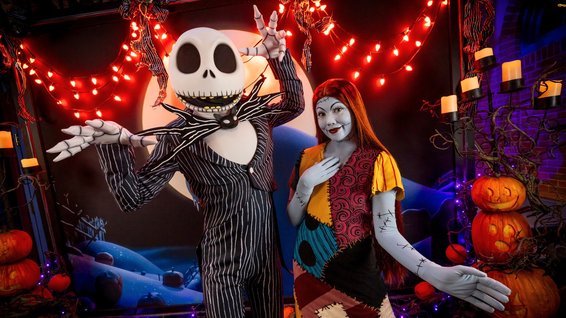 Jack & Sally Now Meeting Guests in New Orleans Square at Disneyland with New Looks