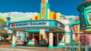 Mickey & Minnie's Runaway Railway at Disneyland