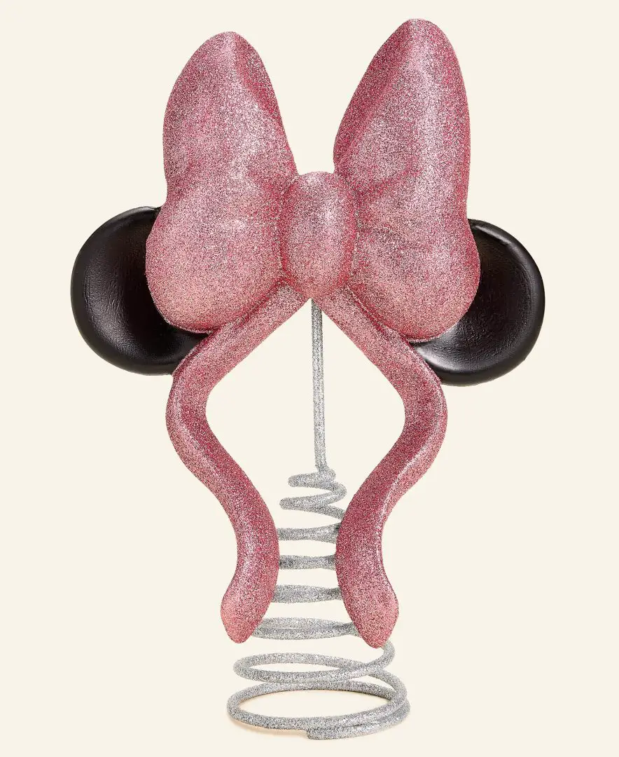 Disney x Macy’s Holiday Collection Minnie Mouse Bow Tree Topper