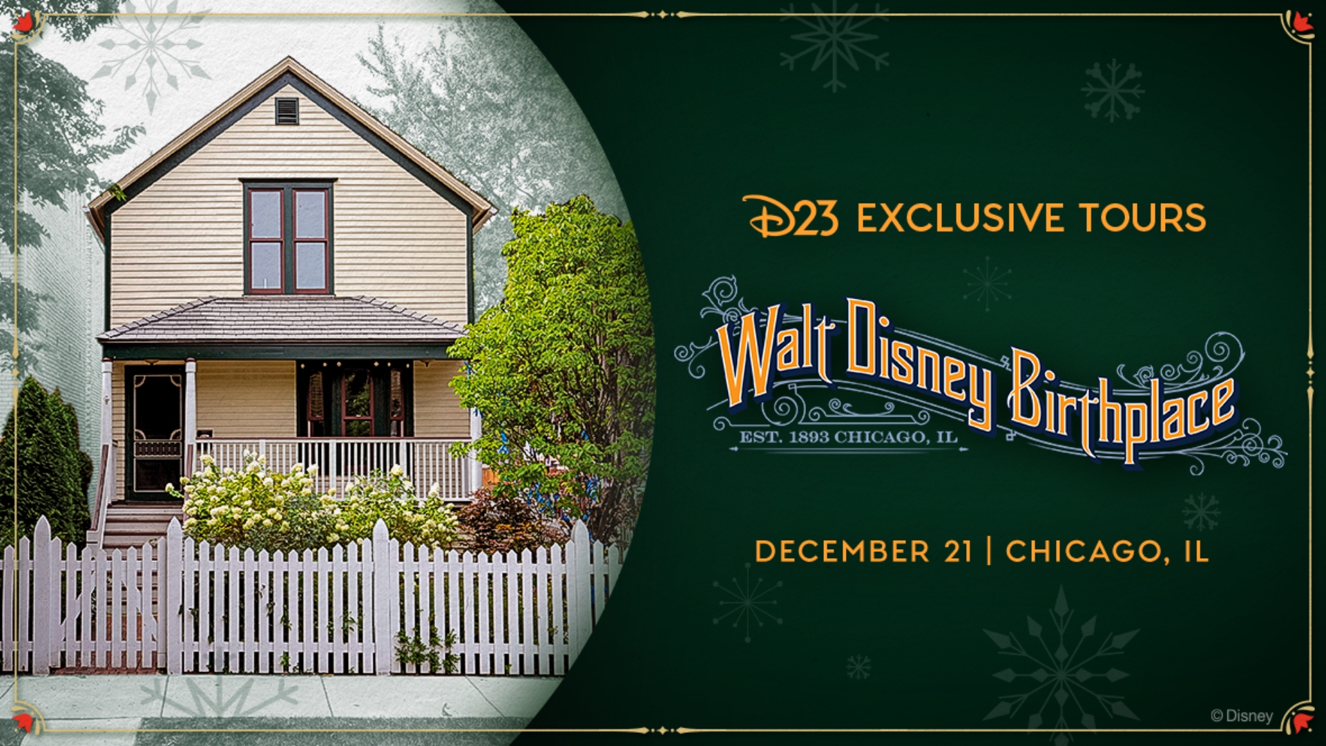 D23 Offers Tours of Walt Disney Birthplace