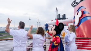 Disney Destiny Waves Goodbye