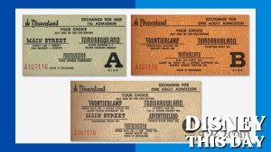 Disneyland Ticket Books | DISNEY THIS DAY | October 11, 1955