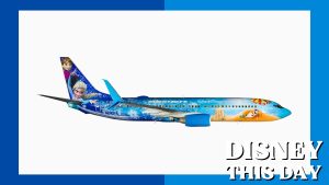 WestJet Airlines Frozen Plane | DISNEY THIS DAY | October 23, 2015