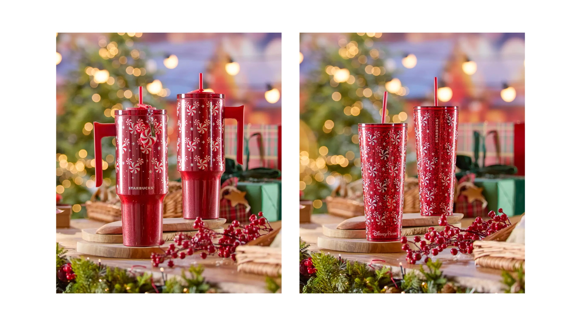 Mickey Mouse Icon Peppermint Swirl Tumblers Arrive on Disney Store