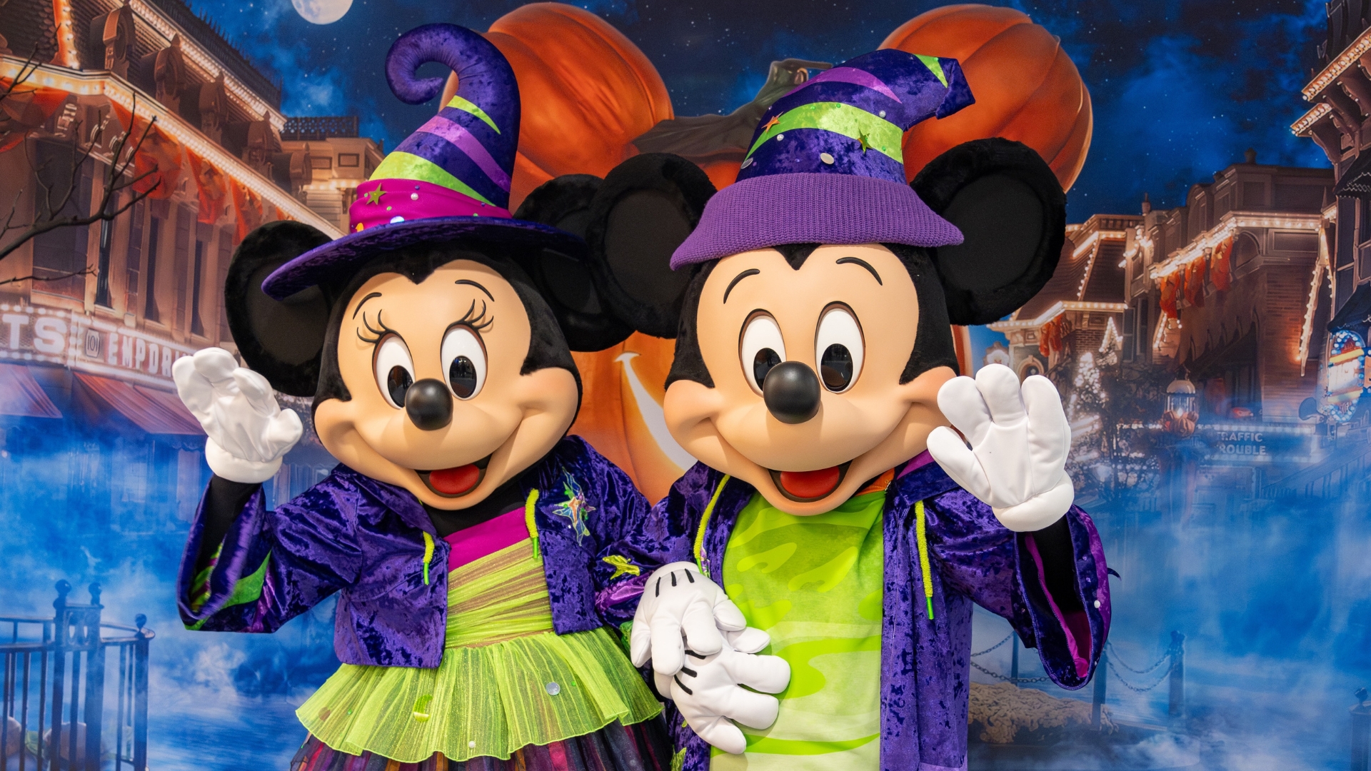 Mickey and Minnie Halloween Time