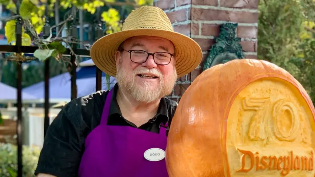 Pumpkin Carving Doug at Disneyland Hotel