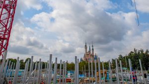 Spider-Man-Themed Land Construction at Shanghai Disneyland