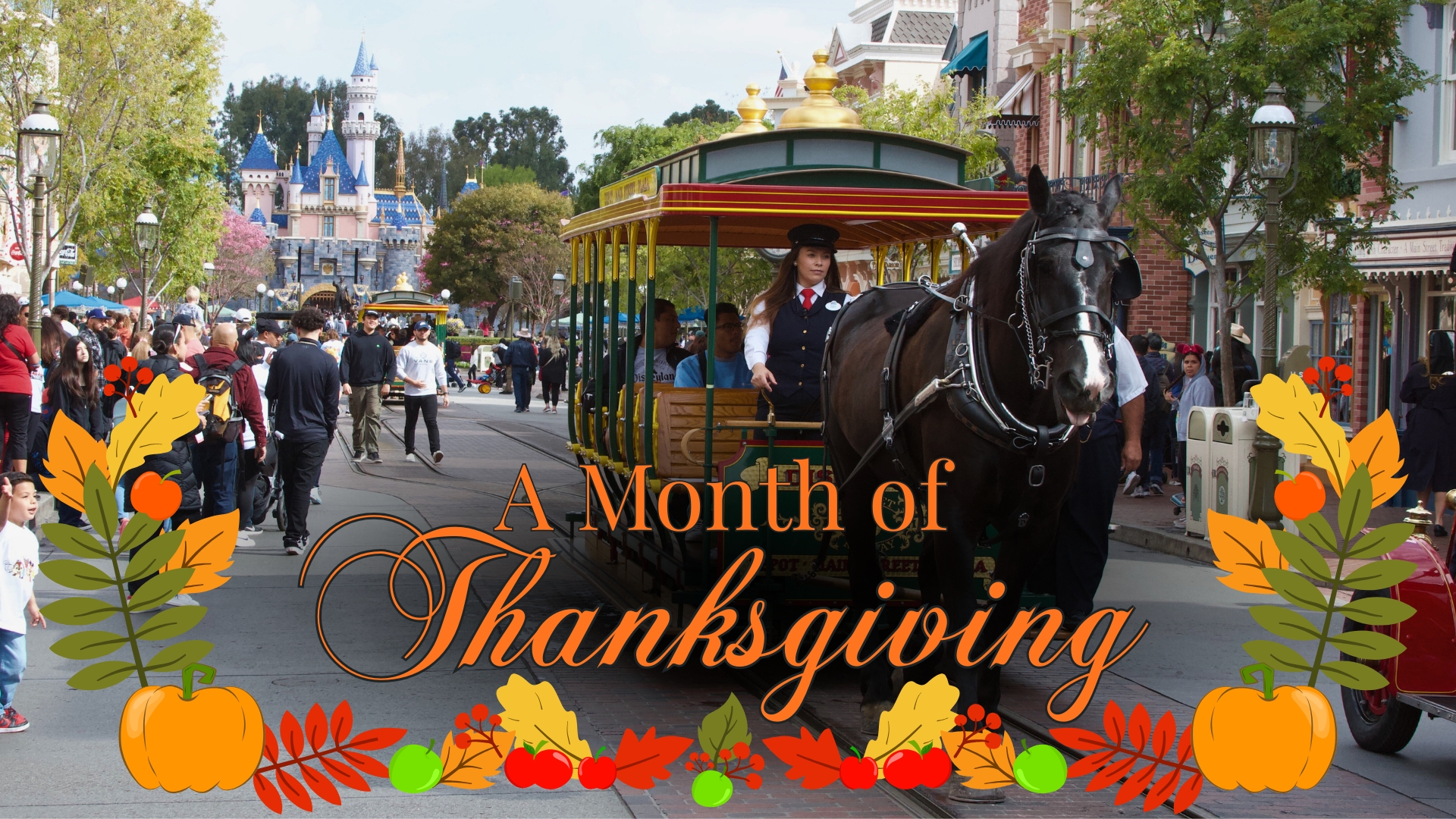 A Month of Thanksgiving - Horse-Drawn Street Car