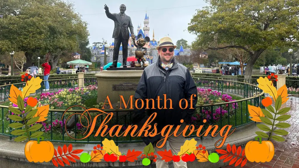 A Month of Thanksgiving - Rainy Day at Disneyland