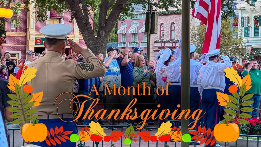 A Month of Thanksgiving - Veterans