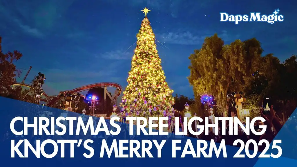 Christmas Tree Lighting Knott's Merry Farm 2025