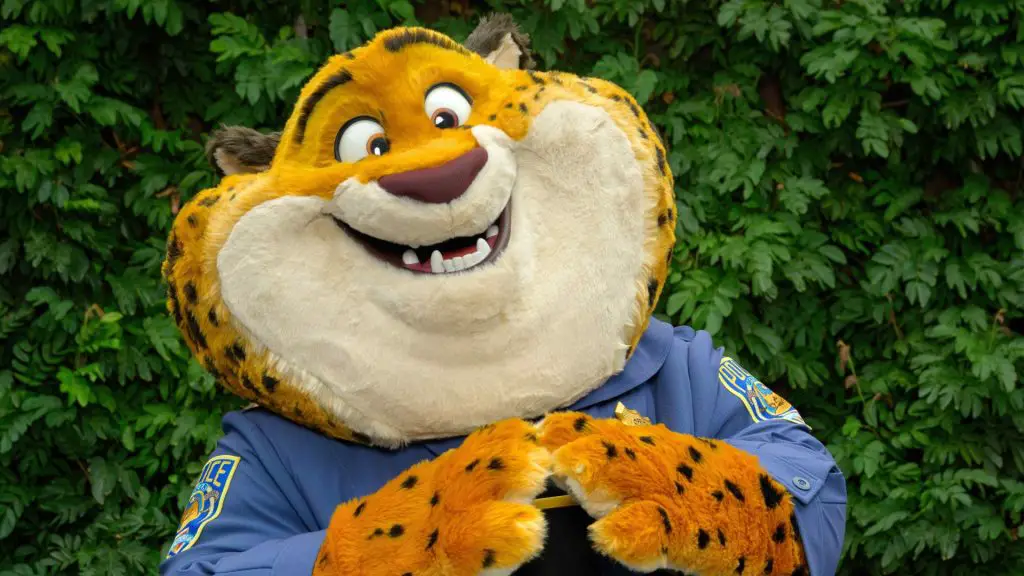 Clawhauser at Disney California Adventure