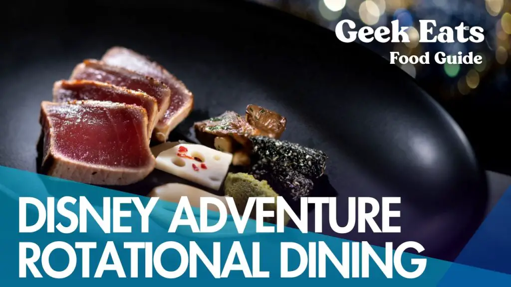 Disney Adventure Rotational Dining