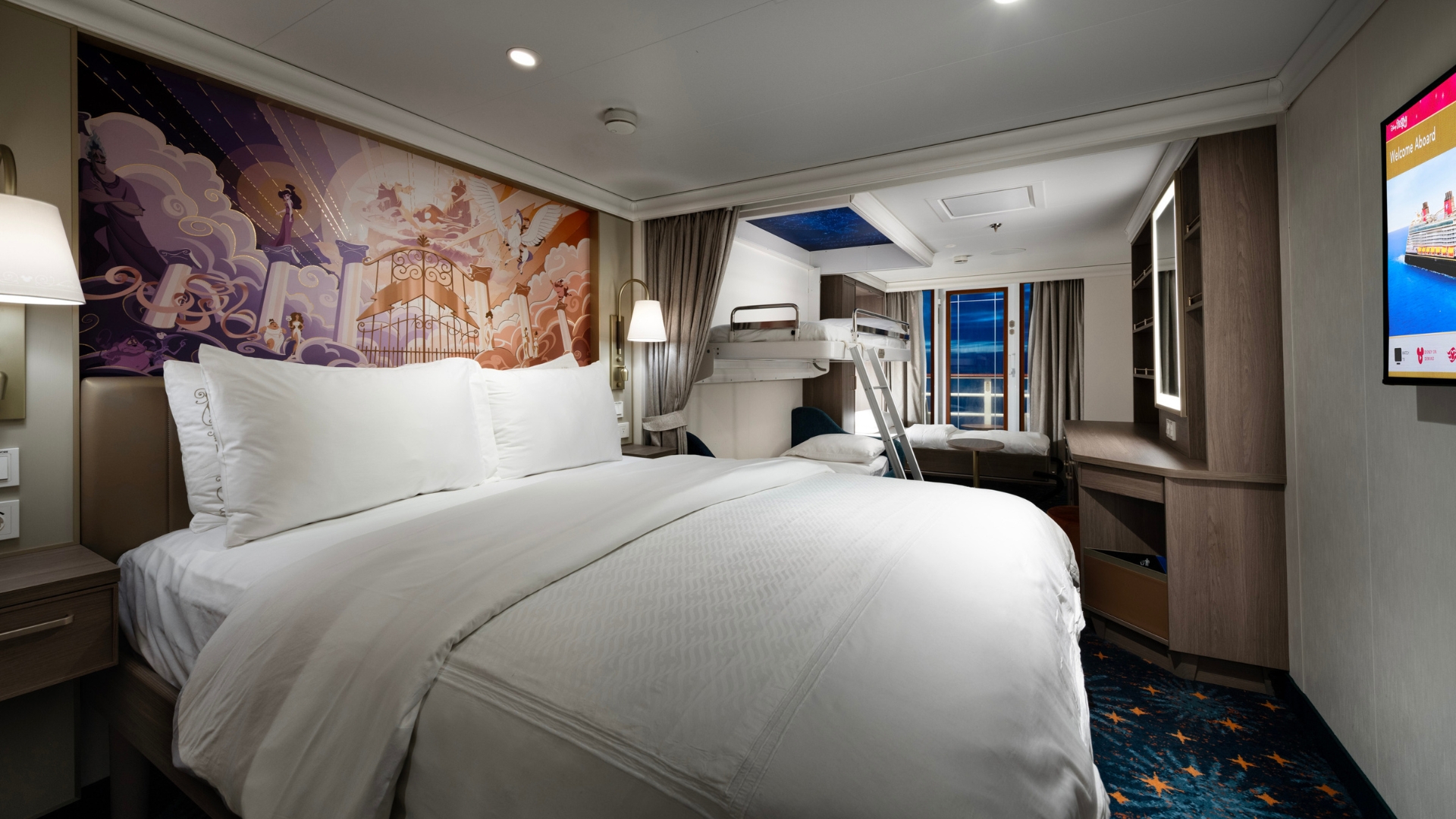 Take a Look at the Staterooms Aboard the Disney Destiny