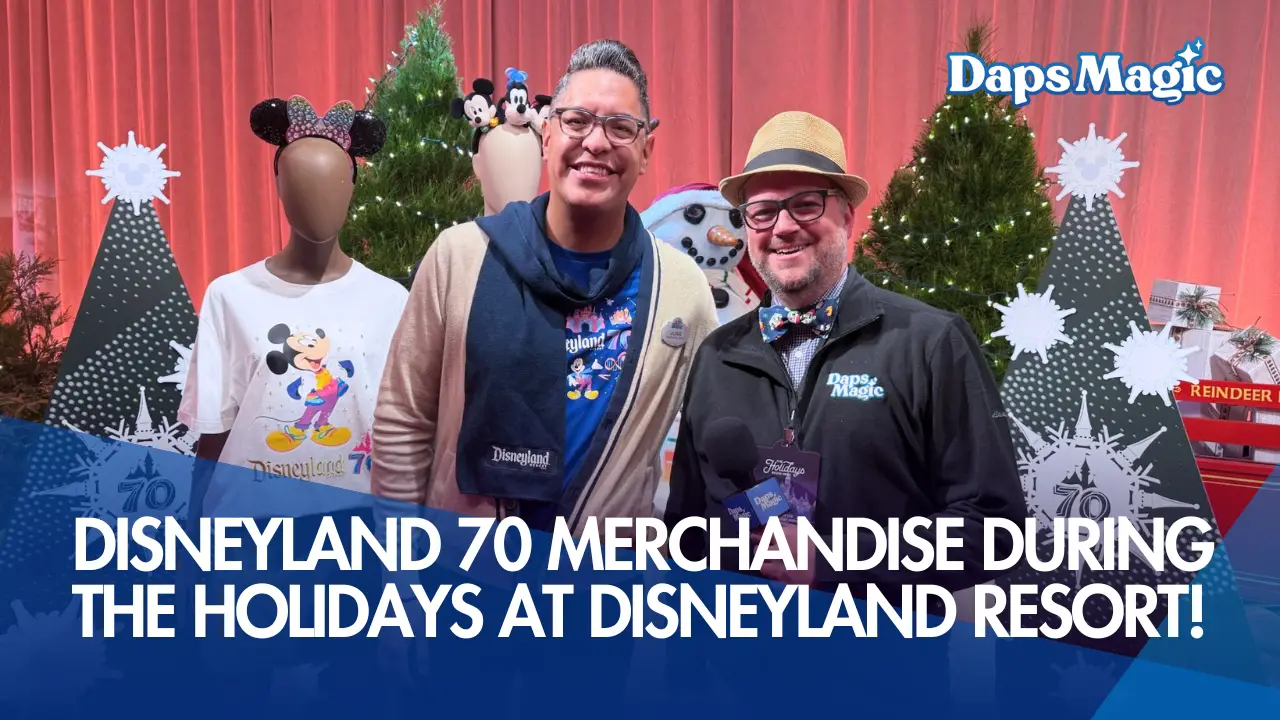Disneyland Resort 70th Celebration Merchandise During Holidays at the Disneyland Resort